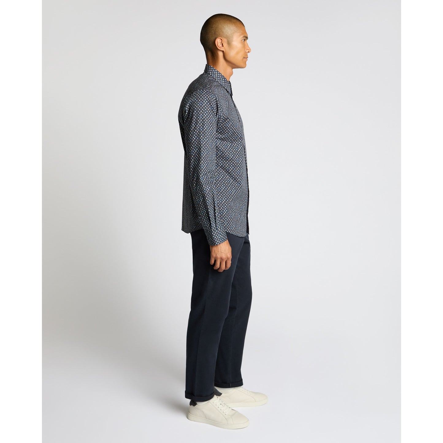 Remus Uomo 13315 78 Navy Regular Shirt