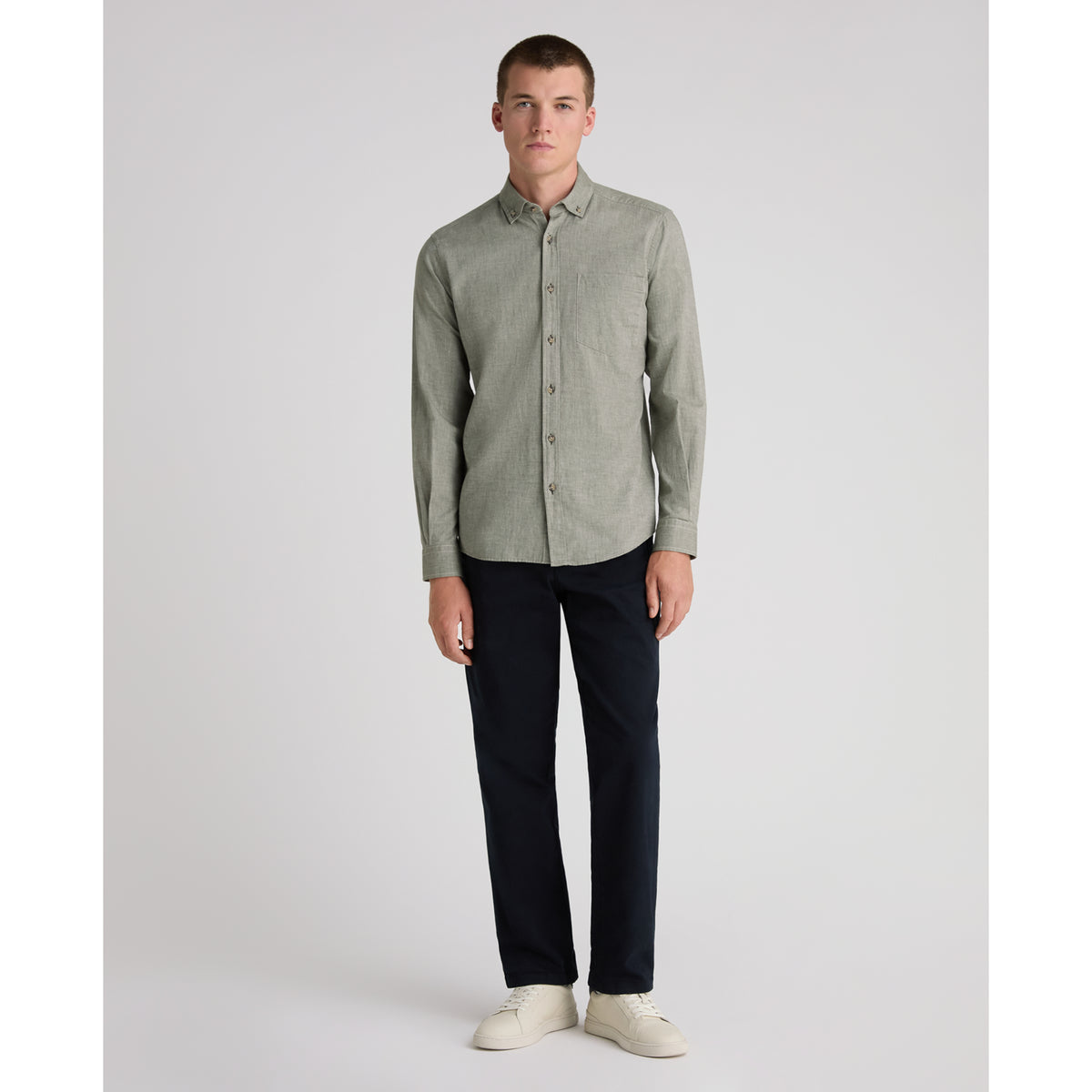 Remus Uomo 13402 34 Green Tapered Shirt