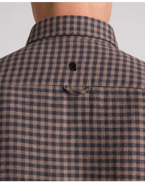 Remus Uomo 13404 47 Brown Tapered Shirt