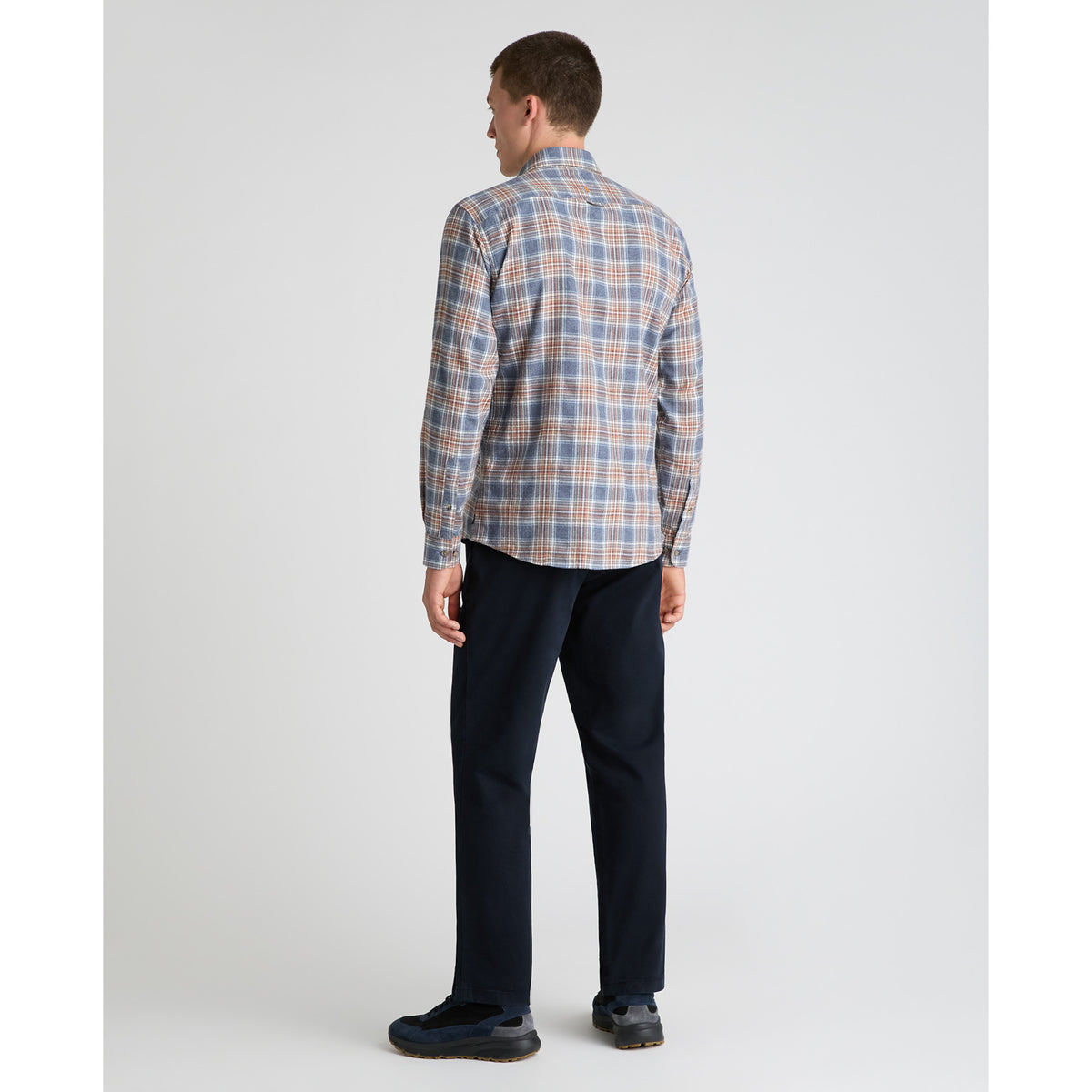 Remus Uomo 13408 27 Dark Blue Blue Tapered Shirt