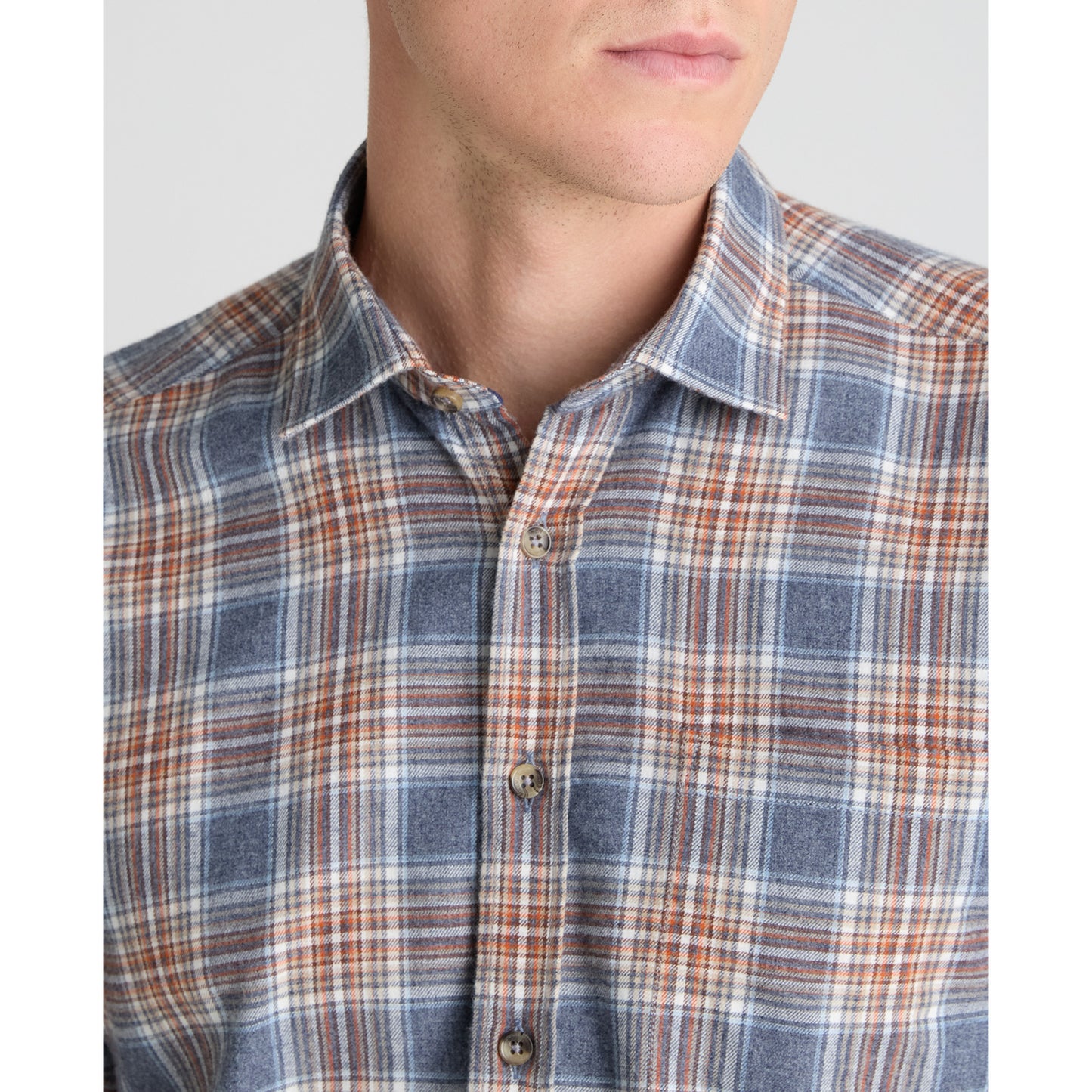 Remus Uomo 13408 27 Dark Blue Blue Tapered Shirt
