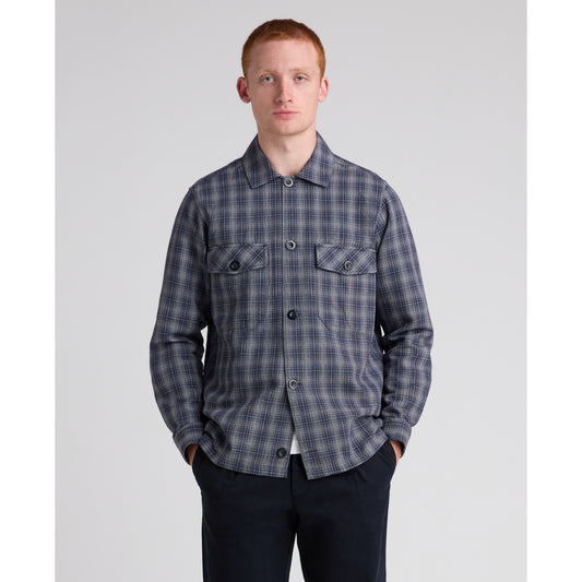 Remus Uomo 13415 27 Dark Blue Shacket