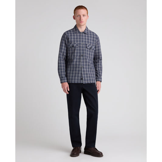 Remus Uomo 13415 27 Dark Blue Shacket