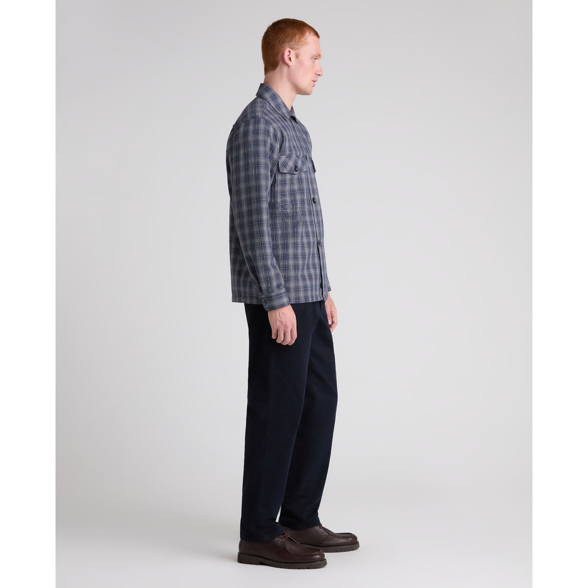 Remus Uomo 13415 27 Dark Blue Shacket