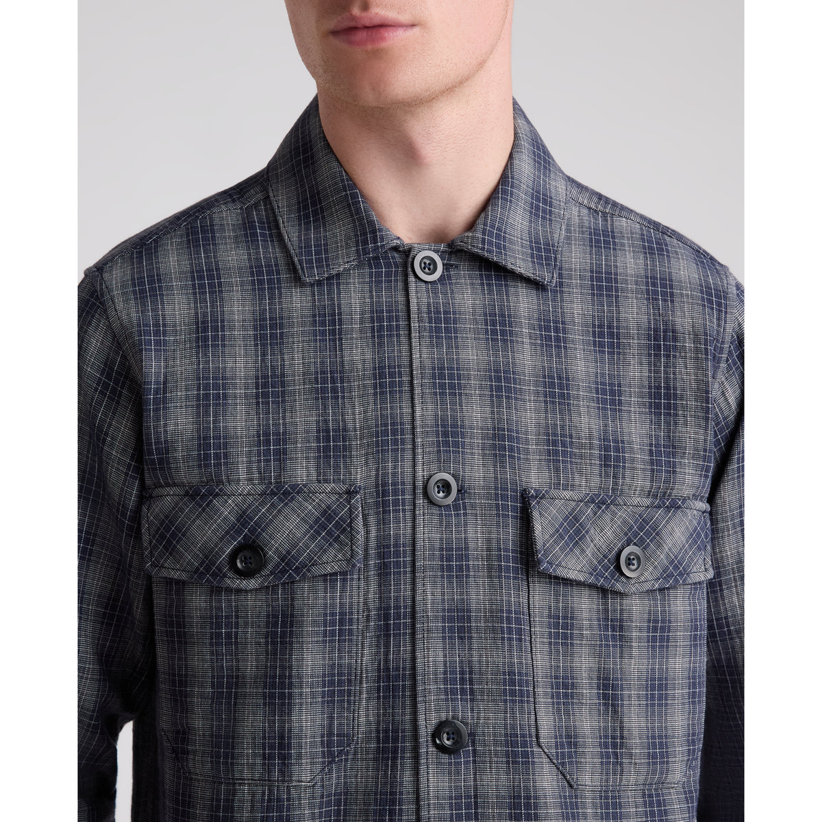 Remus Uomo 13415 27 Dark Blue Shacket