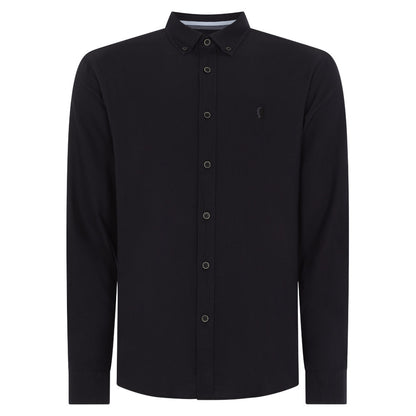 Remus Uomo 13600 00 Black Tapered Fit Seville Casual Shirt