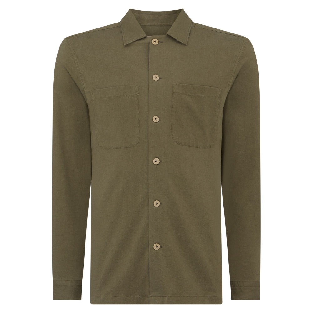 Remus Uomo 13901 36 Khaki Overshirt