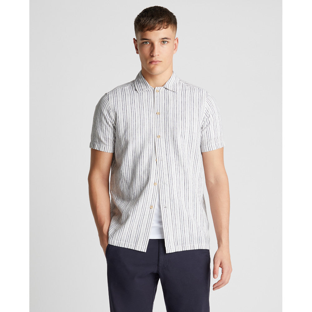 Remus Uomo 13912SS 18 Navy Tapered Fit Paolo Casual Shirt