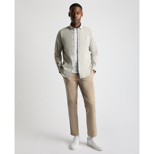 Remus Uomo 13961 32 Light Green Tapered Fit Shirt