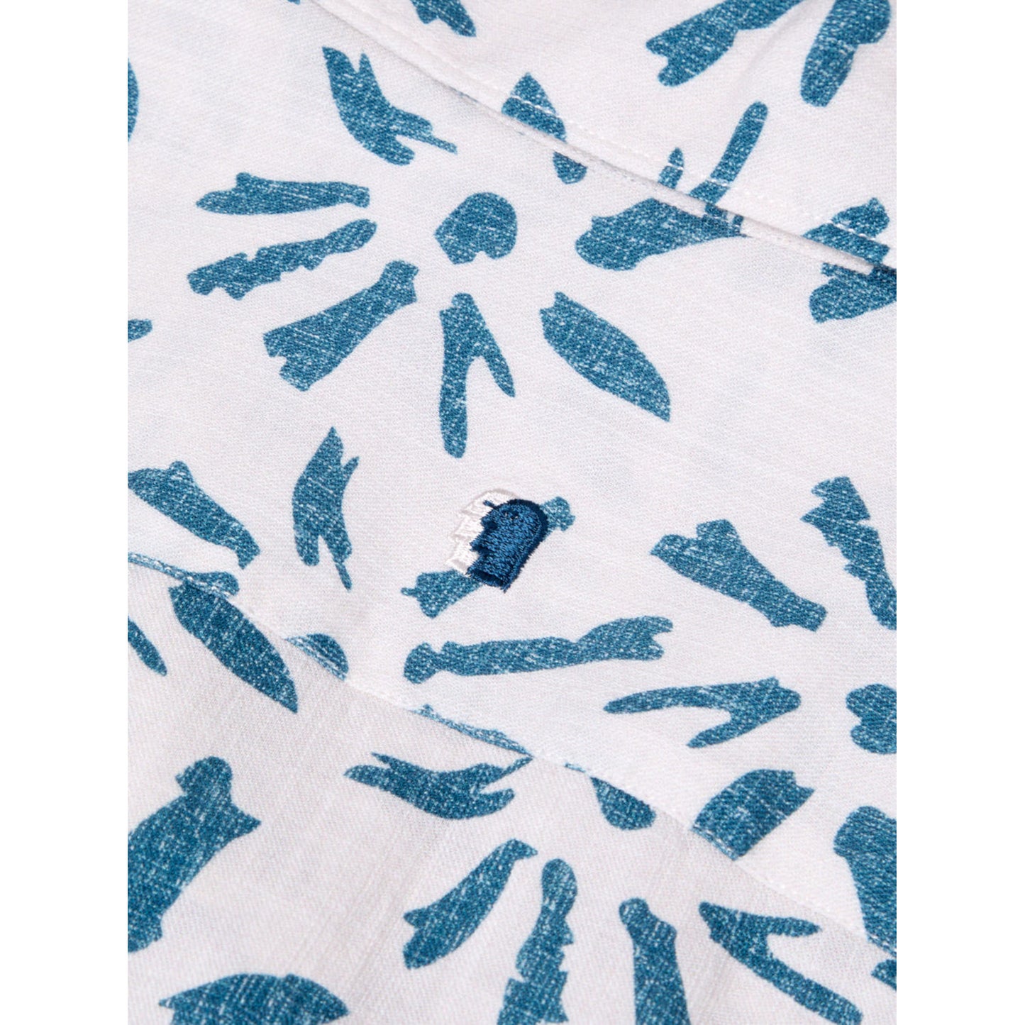 Remus Uomo 13992Ss 12 Blue Tapered Short Sleeve Shirt