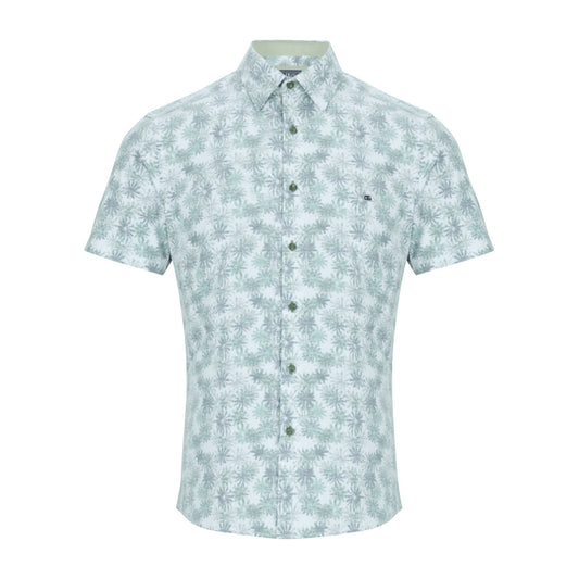 Drifter 14016SS 33 Green Short Sleeve Casual Shirt