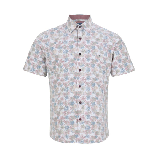 Drifter 14016SS 56 Terracota Short Sleeve Casual Shirt