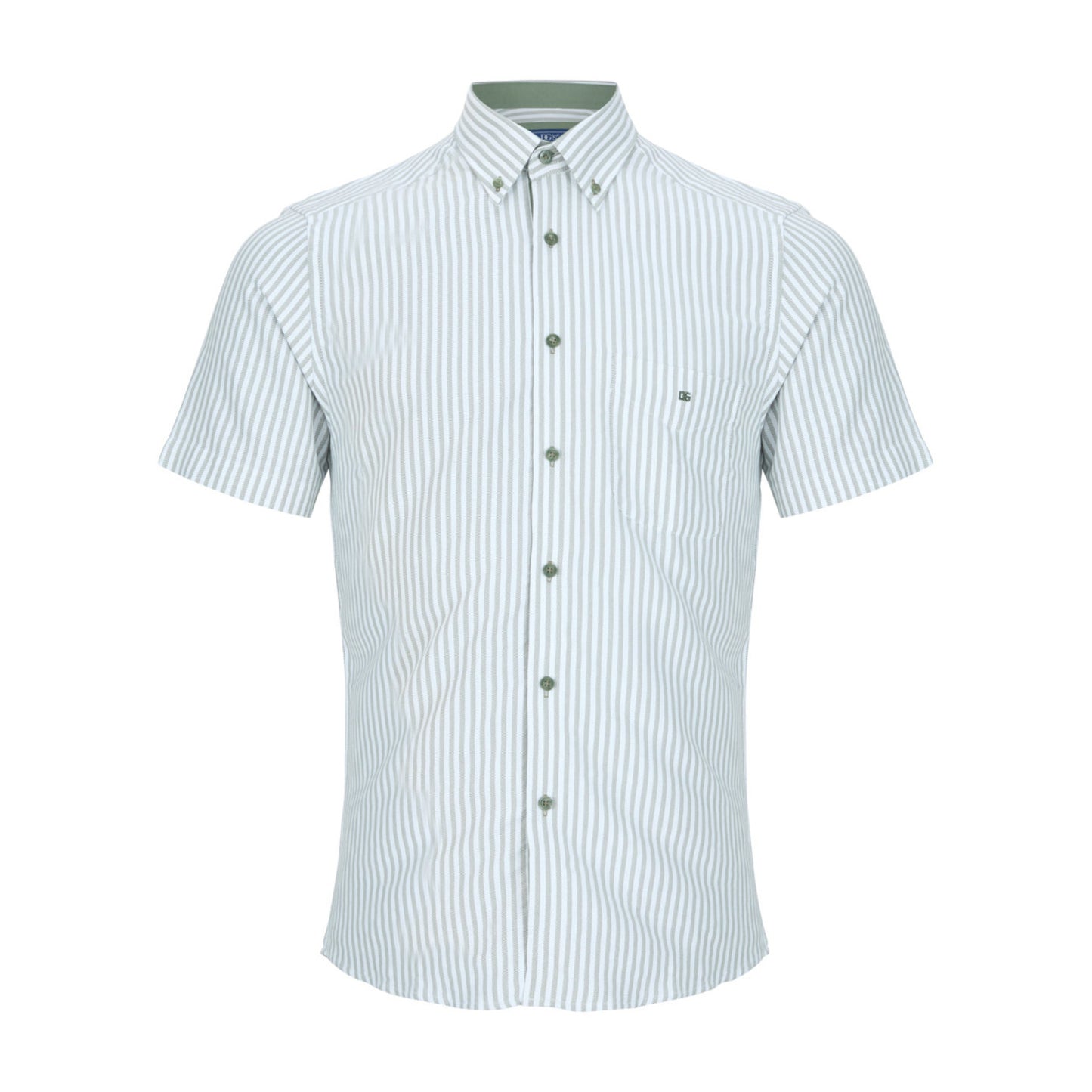 Drifter 14018SS 13 Green Short Sleeve Casual Shirt