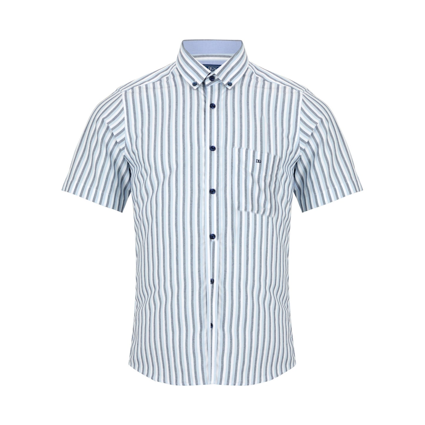 Drifter 14019SS 12 Blue Short Sleeve Casual Shirt