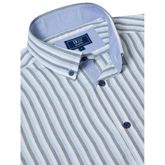 Drifter 14019SS 12 Blue Short Sleeve Casual Shirt