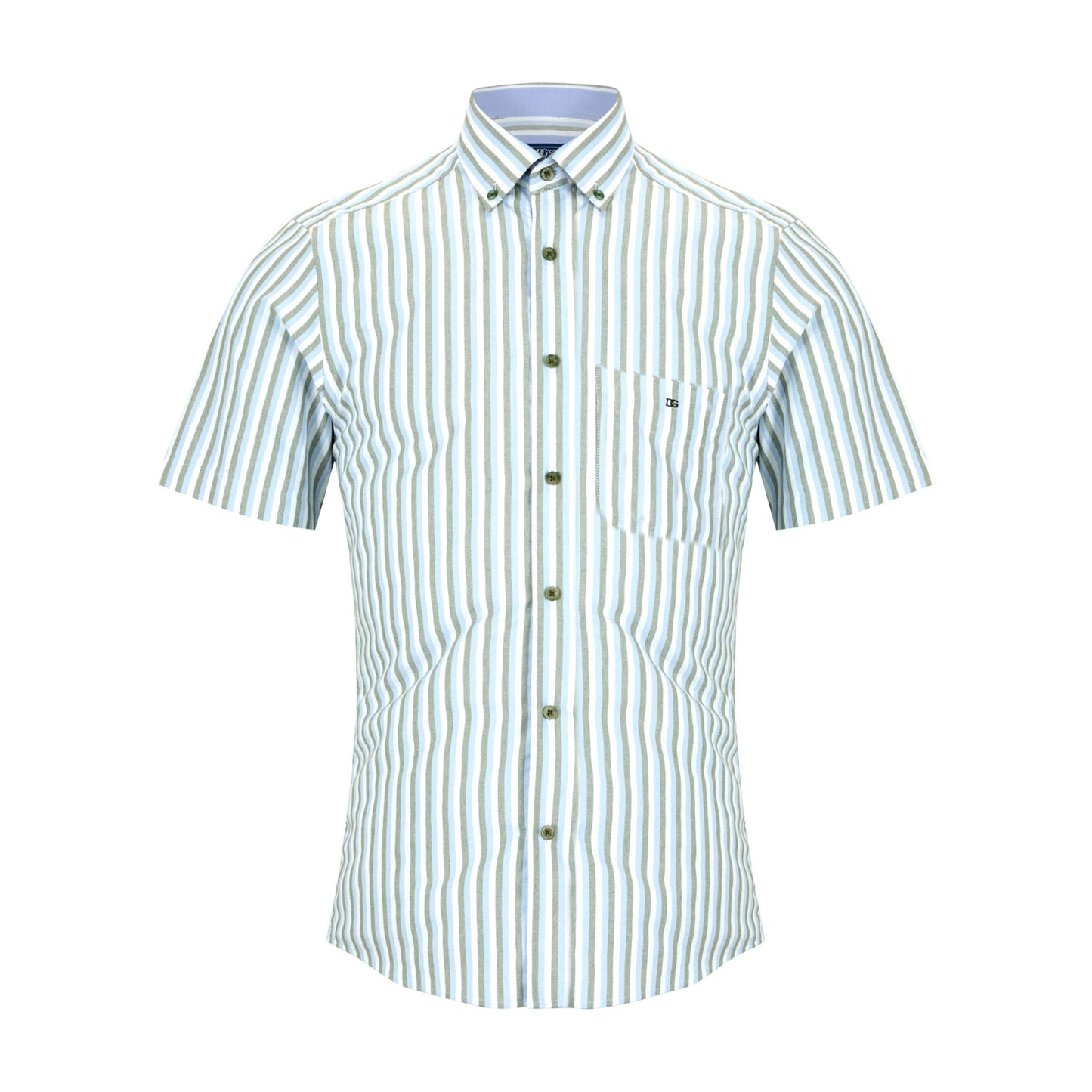 Drifter 14019SS 13 Green Short Sleeve Casual Shirt