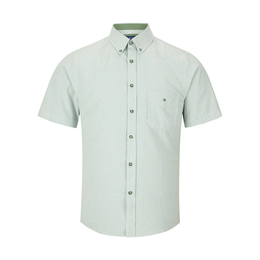 Drifter 14021SS 13 Green Short Sleeve Casual Shirt