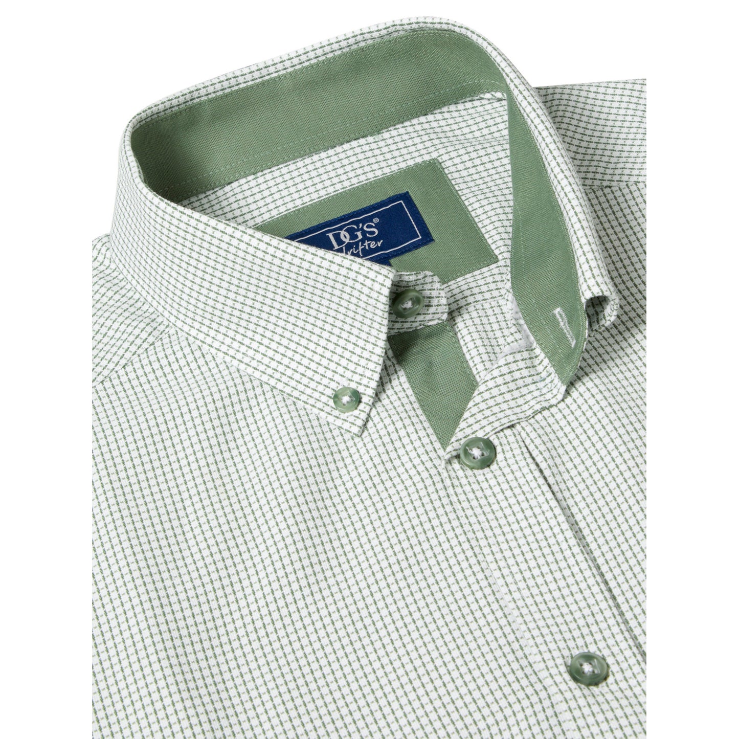 Drifter 14021SS 13 Green Short Sleeve Casual Shirt