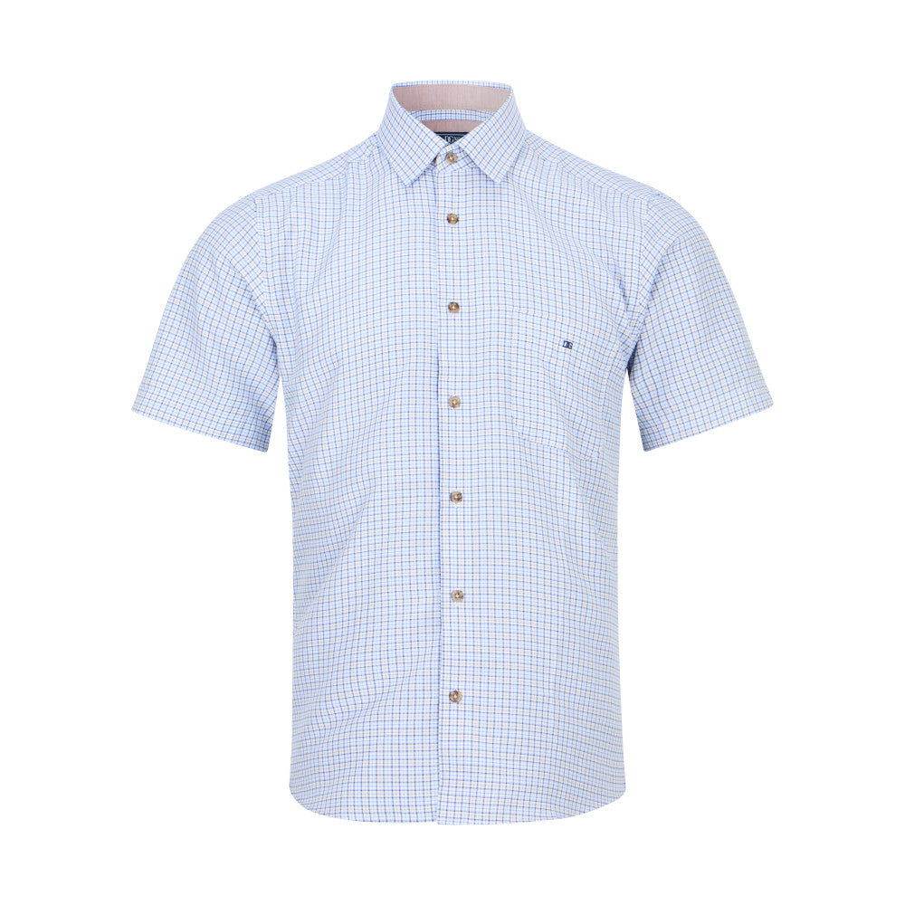 Drifter 14022SS 42 Camel Short Sleeve Casual Shirt