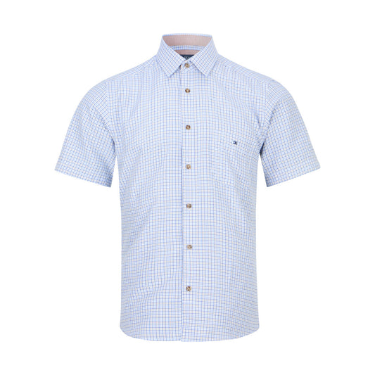 Drifter 14022SS 42 Camel Short Sleeve Casual Shirt