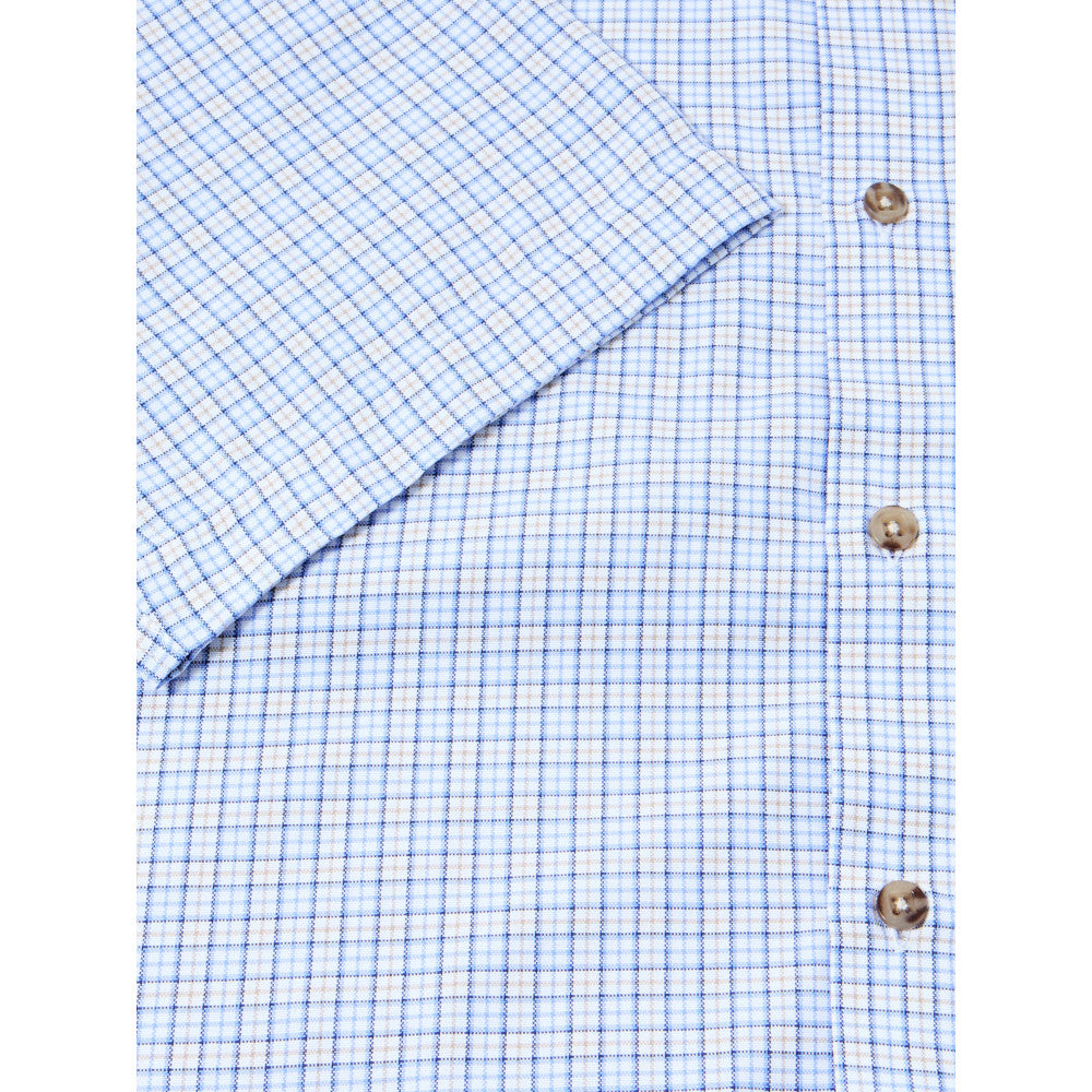Drifter 14022SS 42 Camel Short Sleeve Casual Shirt