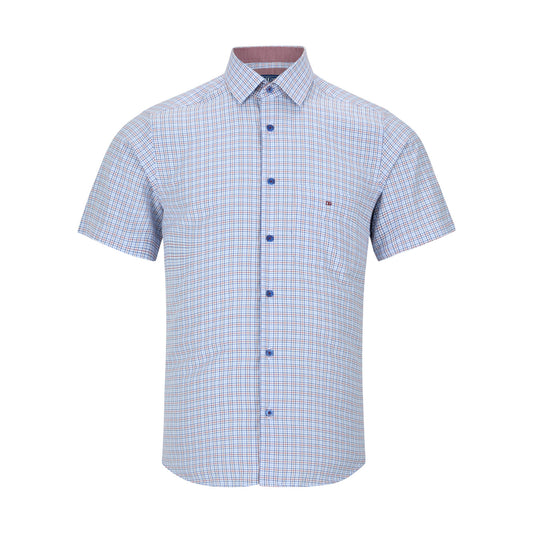 Drifter 14022SS 66 Red Short Sleeve Casual Shirt