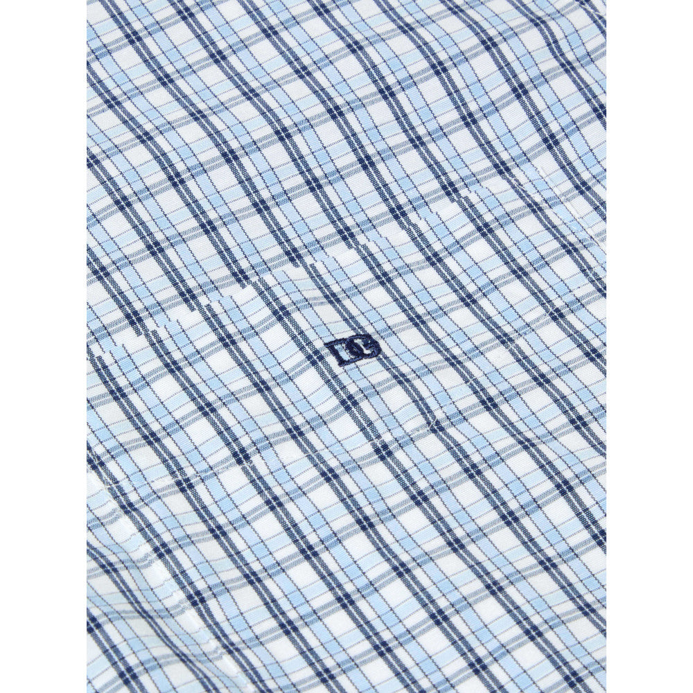 Drifter 14024Ss 22 Blue Short Sleeve Casual Shirt