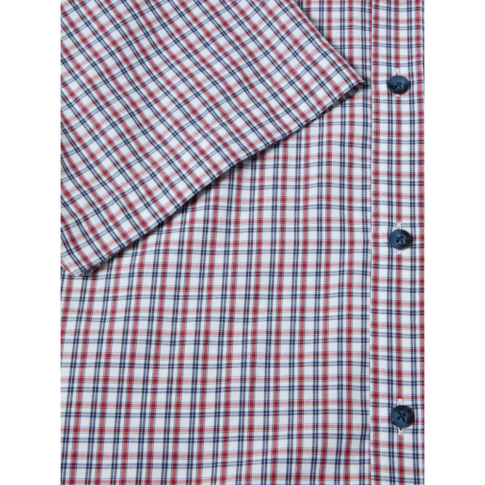 Drifter 14024Ss 66 Red Short Sleeve Casual Shirt