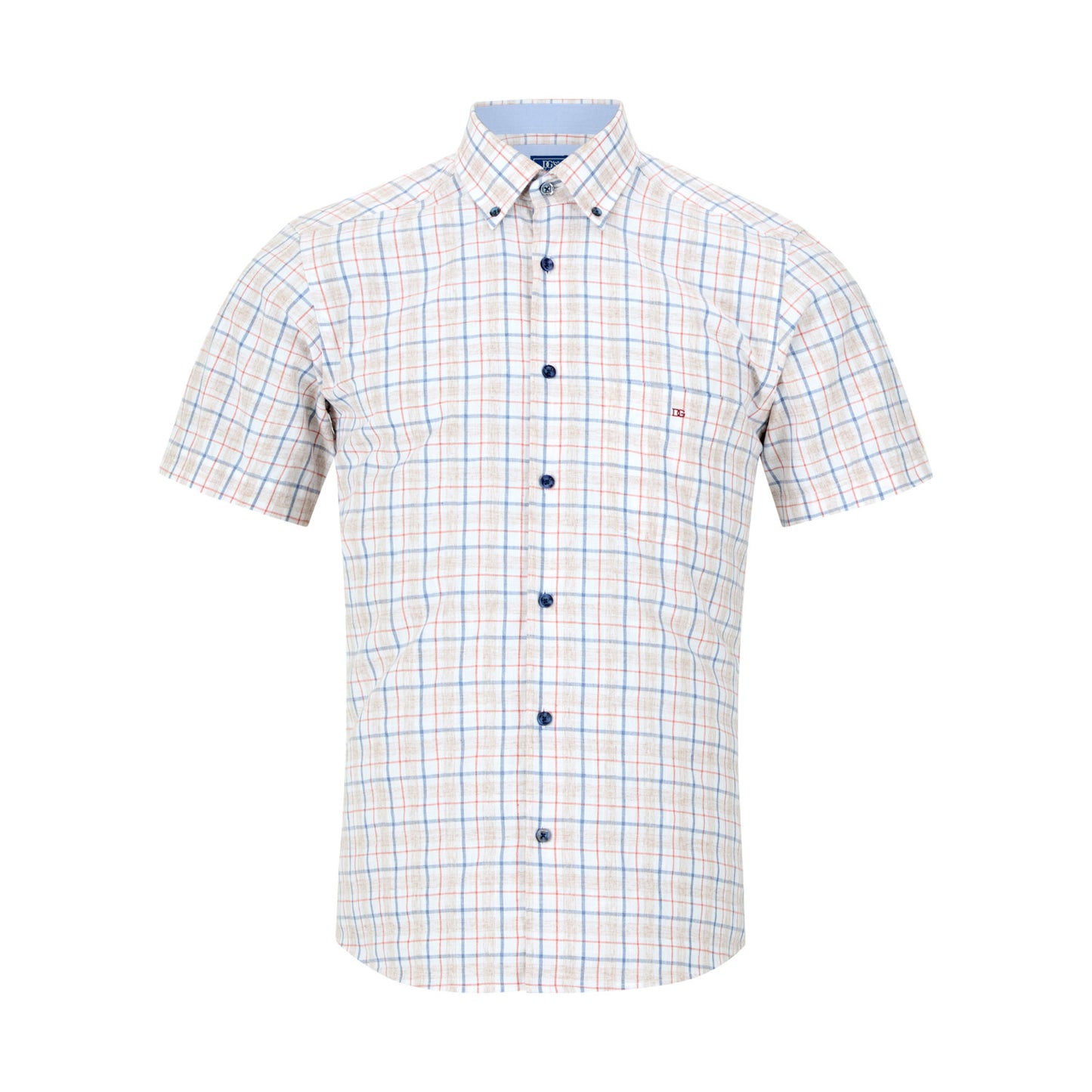 Drifter 14026SS 64 Red Short Sleeve Casual Shirt