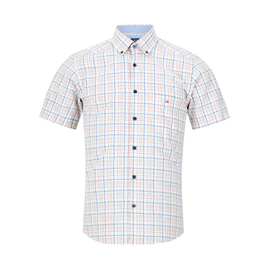 Drifter 14026SS 64 Red Short Sleeve Casual Shirt