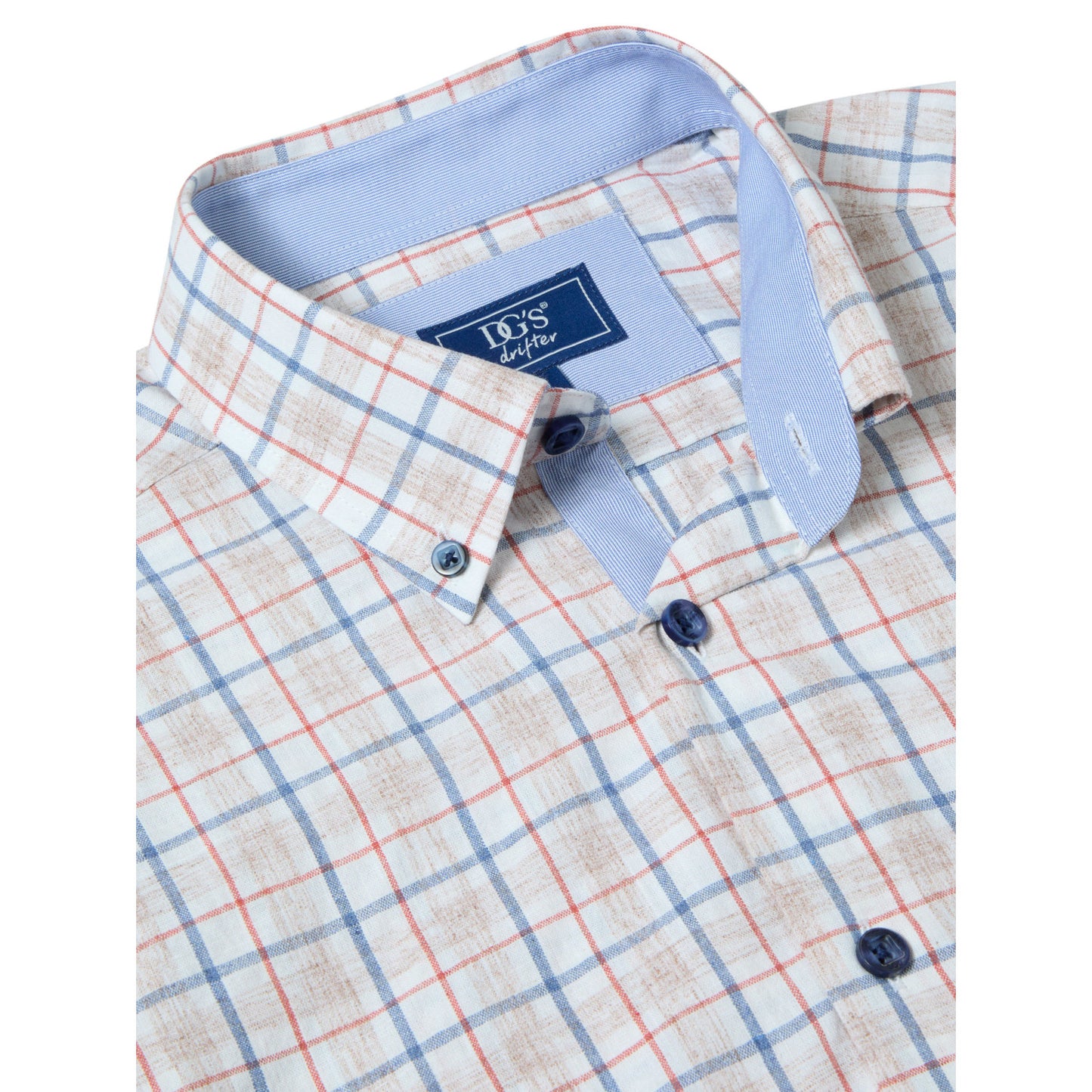 Drifter 14026SS 64 Red Short Sleeve Casual Shirt