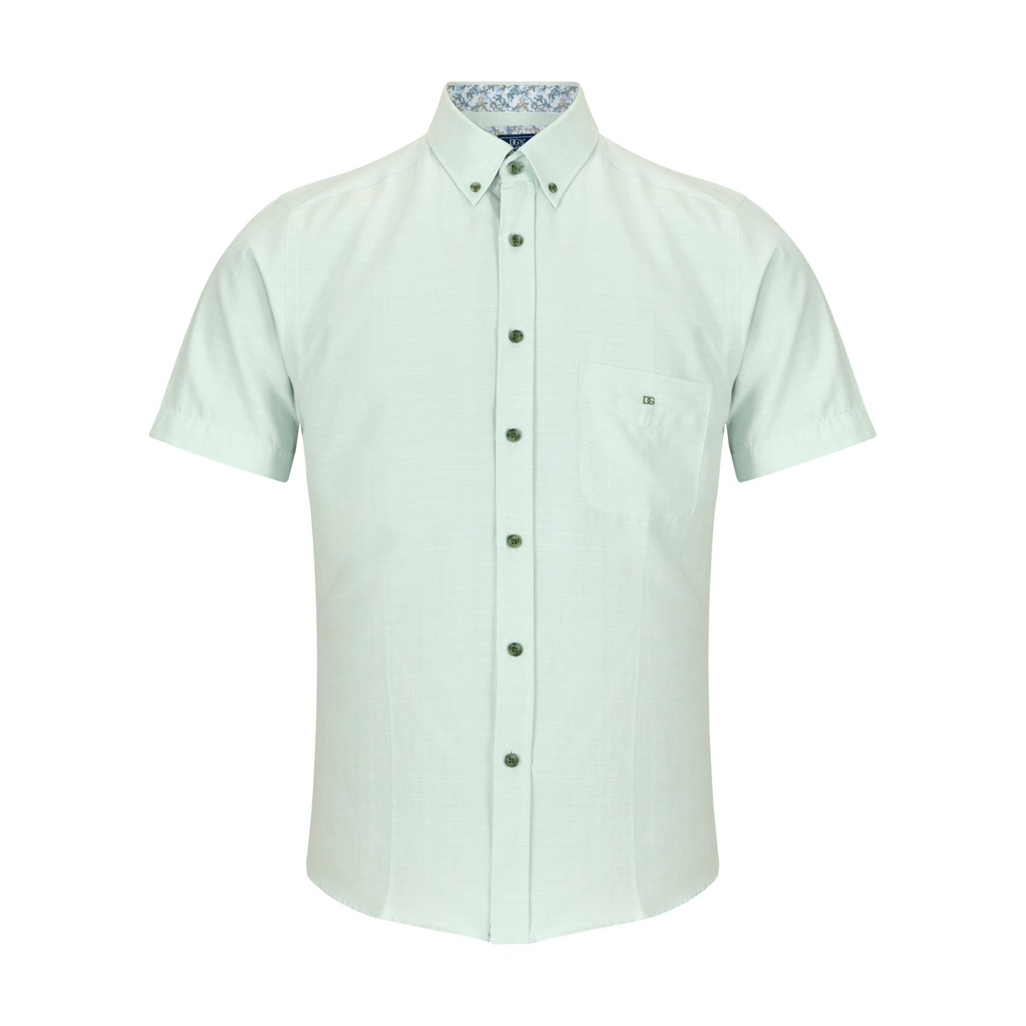 Drifter 14030SS 31 Light Green Short Sleeve Casual Shirt
