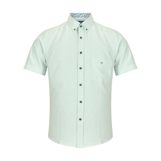 Drifter 14030SS 31 Light Green Short Sleeve Casual Shirt