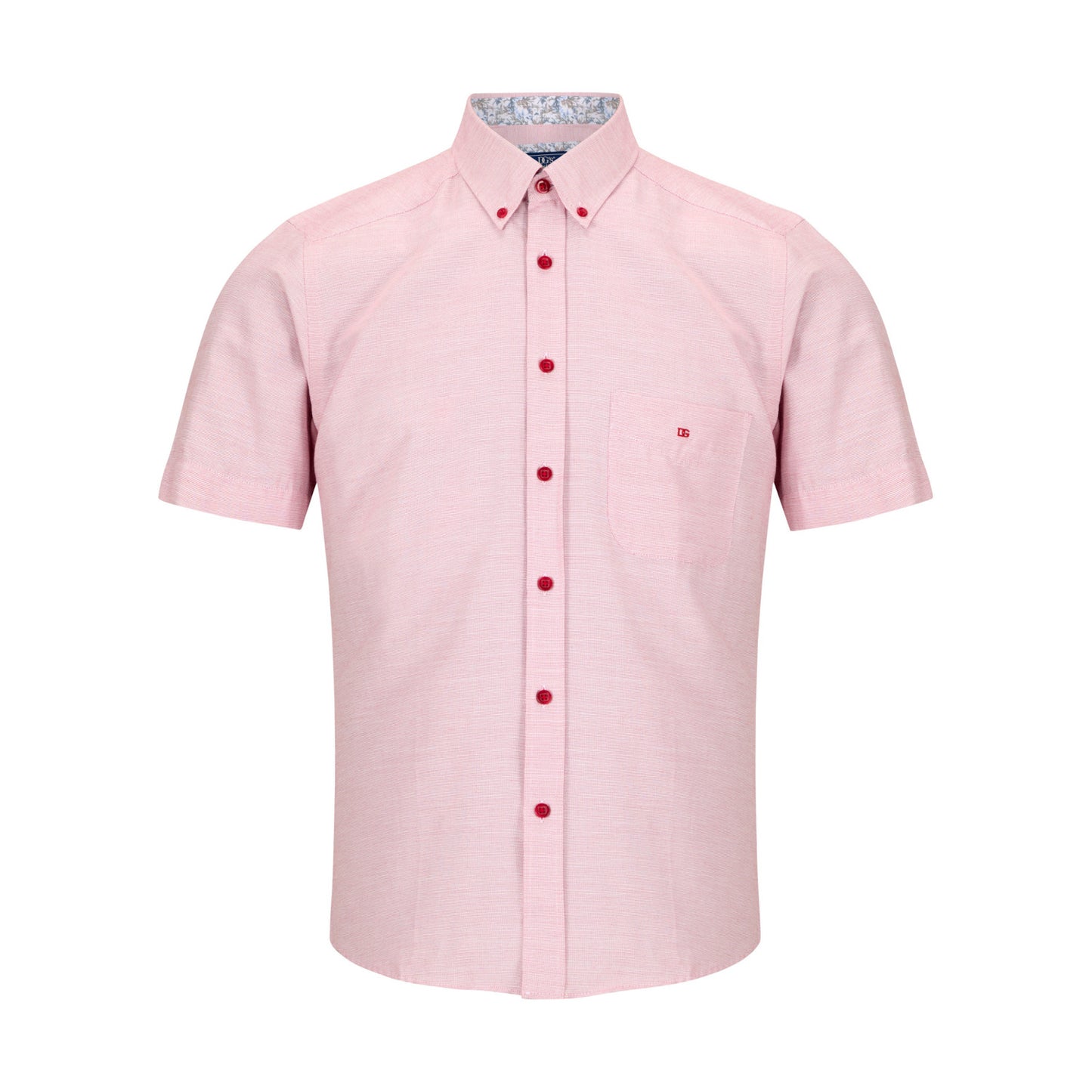 Drifter 14030SS 65 Red Short Sleeve Casual Shirt