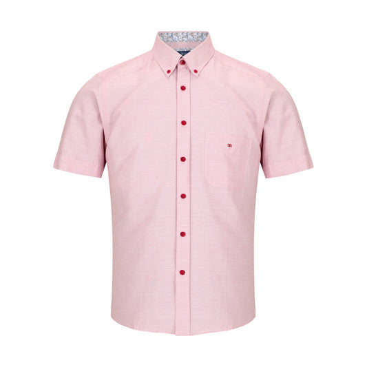Drifter 14030SS 65 Red Short Sleeve Casual Shirt