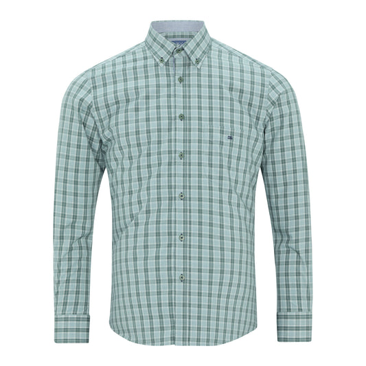 Drifter 14043 34 Green Regular Casual Shirt