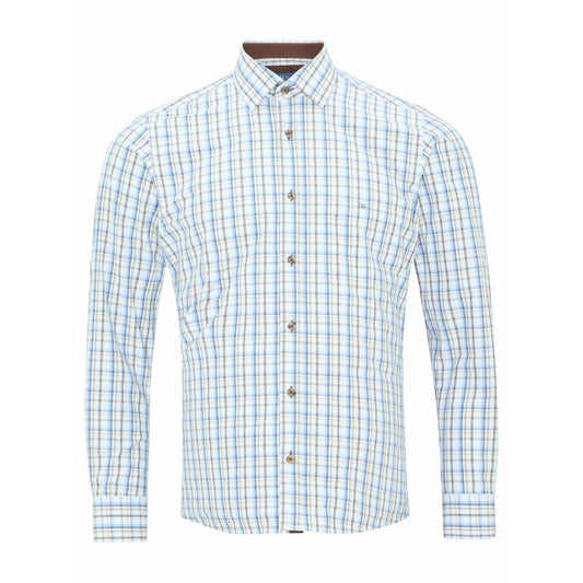 Drifter 14047 48 Brown Regular Casual Shirt