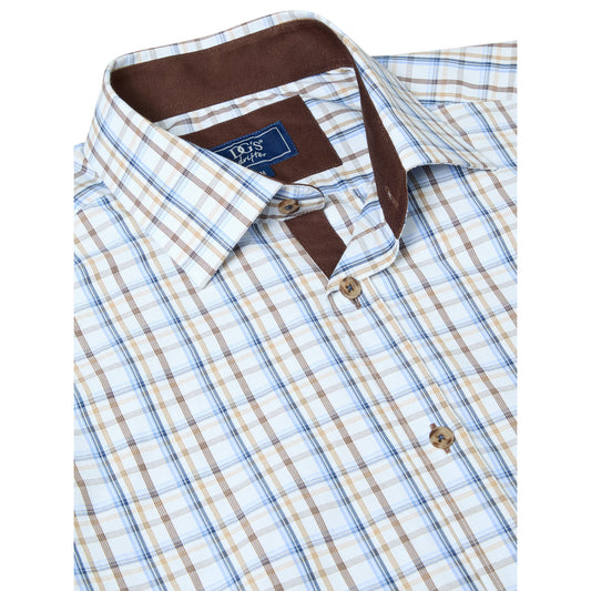 Drifter 14047 48 Brown Regular Casual Shirt