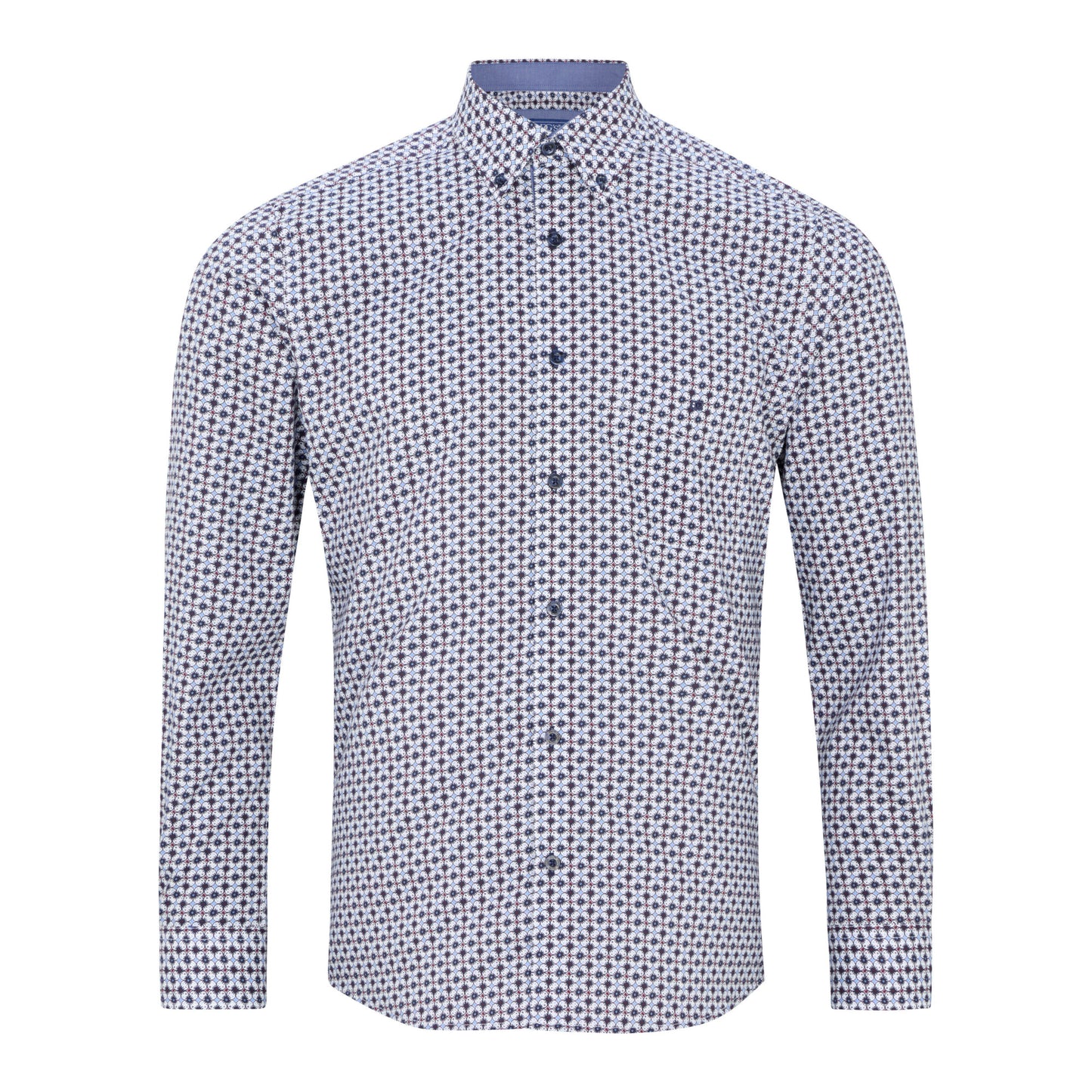 Drifter 14065 78 Navy Regular Casual Shirt