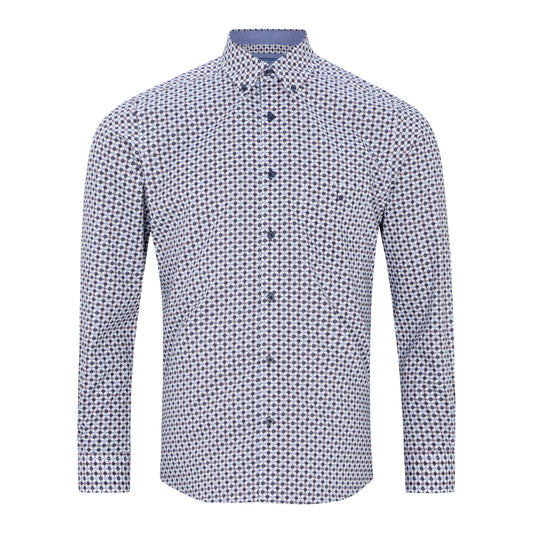Drifter 14065 78 Navy Regular Casual Shirt