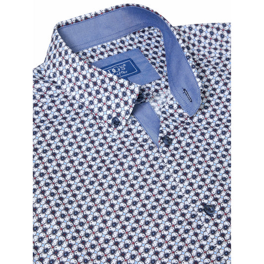 Drifter 14065 78 Navy Regular Casual Shirt