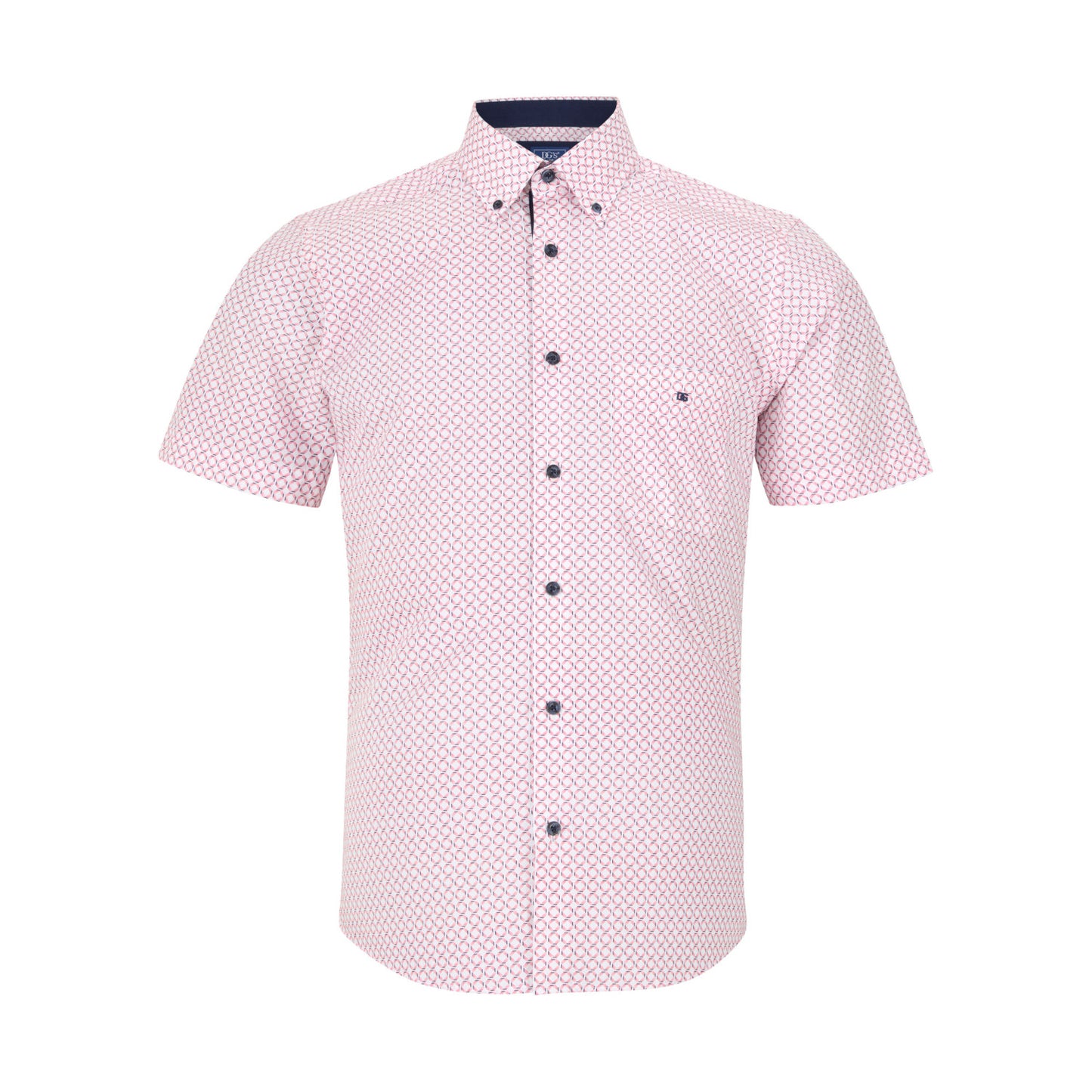 Drifter 14126SS 16 Pink Short Sleeve Casual Shirt