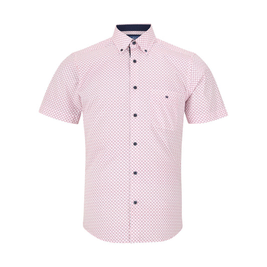 Drifter 14126SS 16 Pink Short Sleeve Casual Shirt