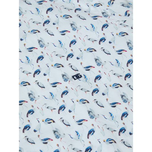 Drifter 14127Ss 12 Blue Short Sleeve Casual Shirt