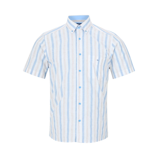 Drifter 14144SS 12 Blue Short Sleeve Casual Shirt