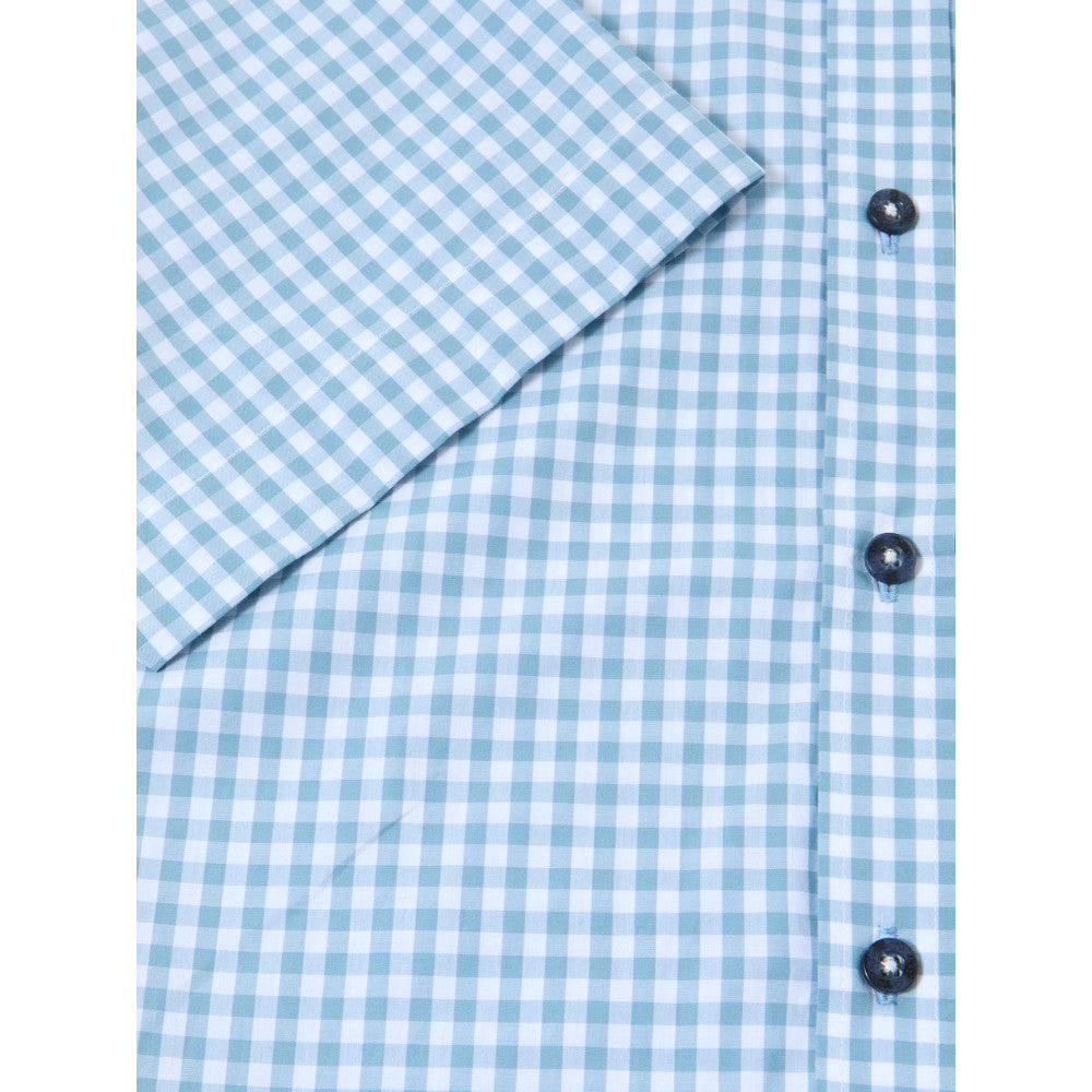 Drifter 14148SS 26 Blue Short Sleeve Casual Shirt