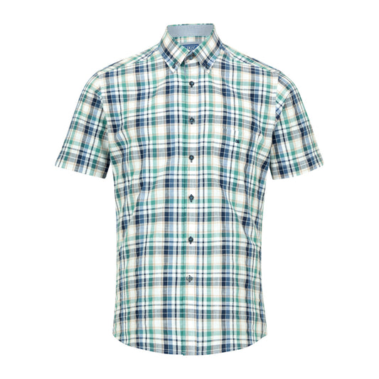 Drifter 14154SS 36 Green Short Sleeve Casual Shirt