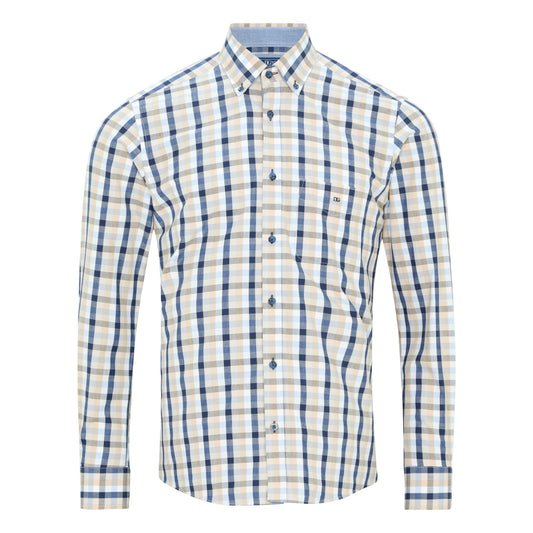 Drifter 14170 28 Dark Blue Regular Casual Shirt