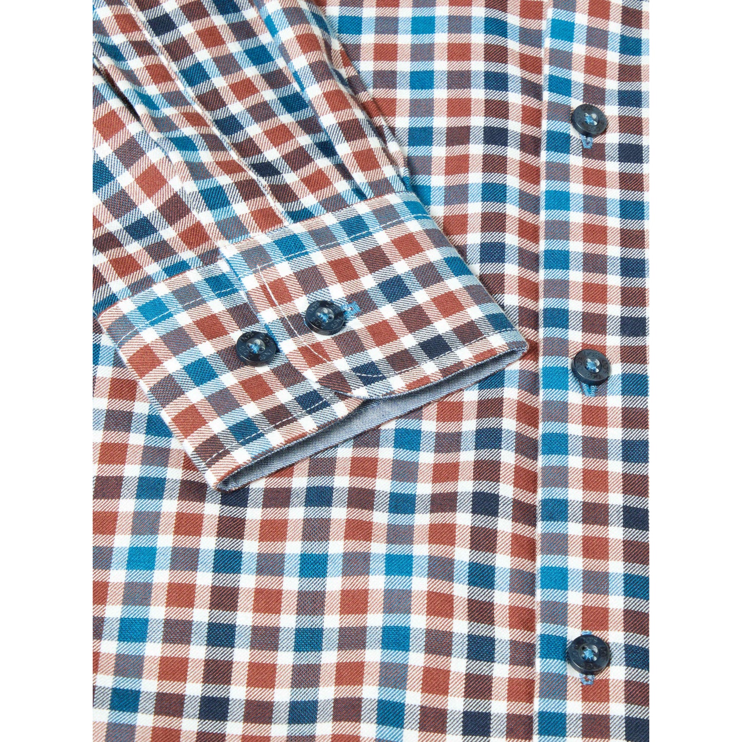 Drifter 14171 45 Brown Regular Casual Shirt