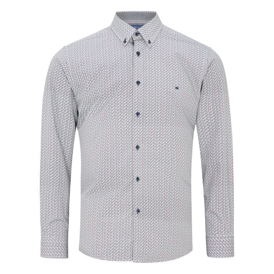 Drifter 14178 18 Navy Regular Casual Shirt